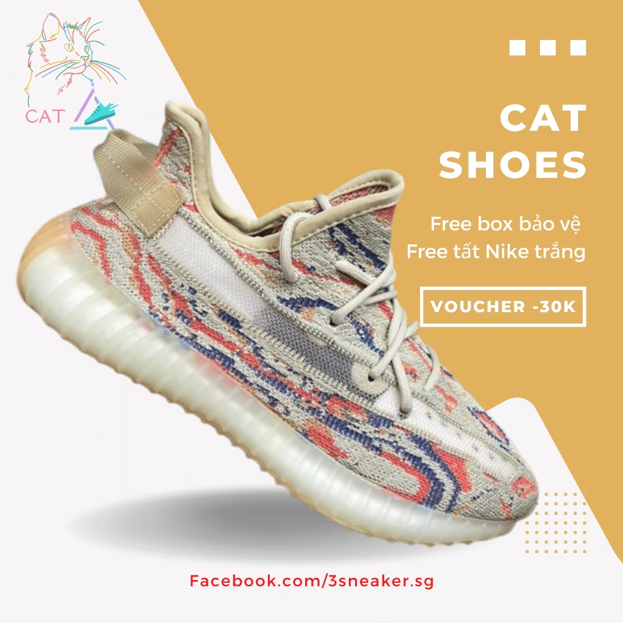 Giày Yz350 MX Oat, Yz 350 Kem Loang Hàng Cao Cấp Đế Nén Hạt Chuẩn - Cat.Shoes