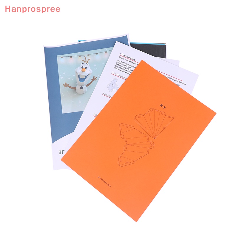 Mô Hình Nhân Vật Groot Olaf 3D Bằng Giấy Thủ Công Để Bàn Trang Trí