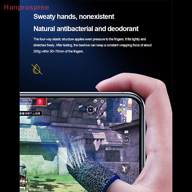 Hanprospree > Vỏ Bọc Ngón Tay Chơi Game Trên Điện Thoại Thoáng Khí