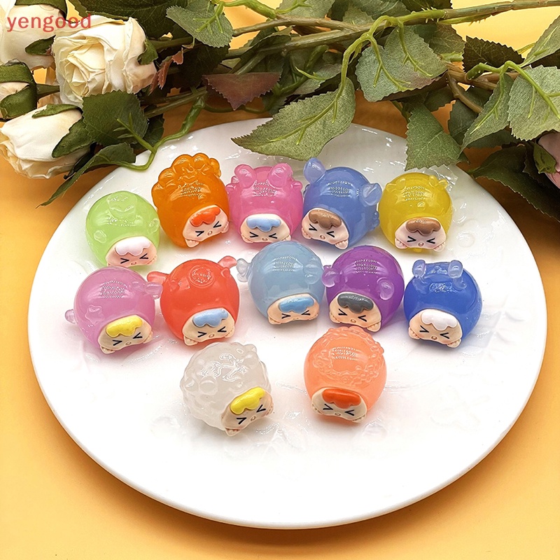 Bộ 2 Đồ trang trí Búp Bê Bọ Cạp Hoạt Hình Màu Dạ Quang Trang Trí Tiểu Cảnh