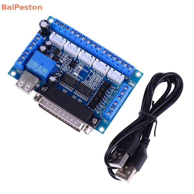 Bảng Mạch Giao Diện 5 Trục mill CNC MACH3 Cho Động Cơ Bước