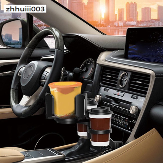 Giá Đỡ Cốc / Đồ Uống Xoay 360 Độ Dùng Trên Xe Hơi Tiện Dụng