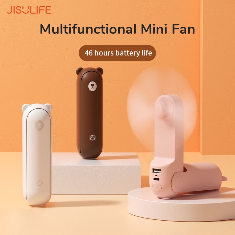Cầm Tay Fan Mini Xách Tay Điện Thông Gió USB Có Thể Sạc Lại Người Hâm Mộ 4800MAh Im Lặng Quạt Nhỏ Cho Nhà Coolingventoinha Chúng Tôi