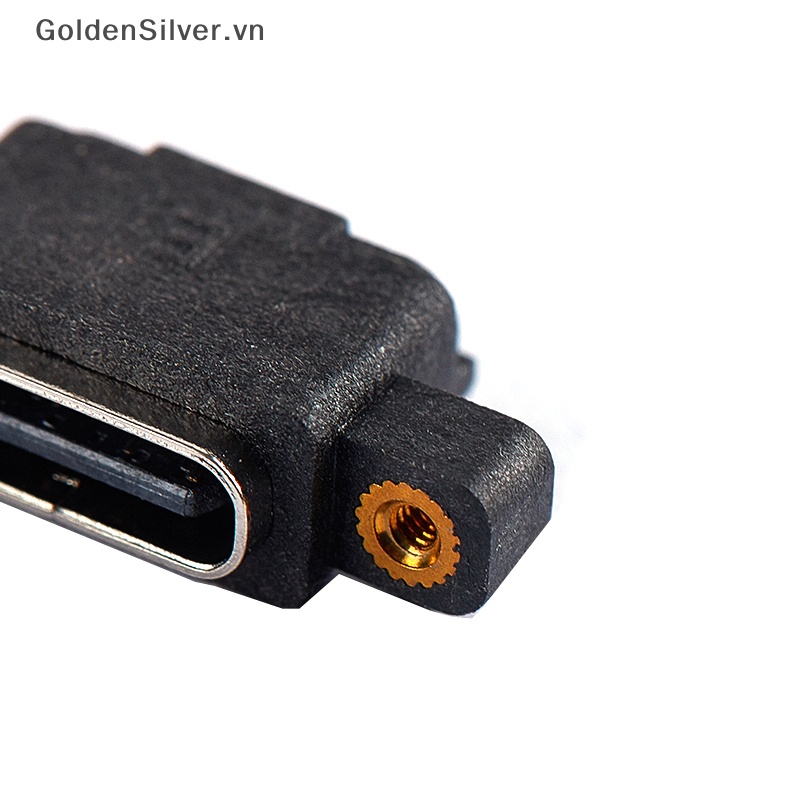 Đầu Nối Chuyển Đổi USB 3.1 Type-C 6 Pin SMD DIP Có Lỗ Vít