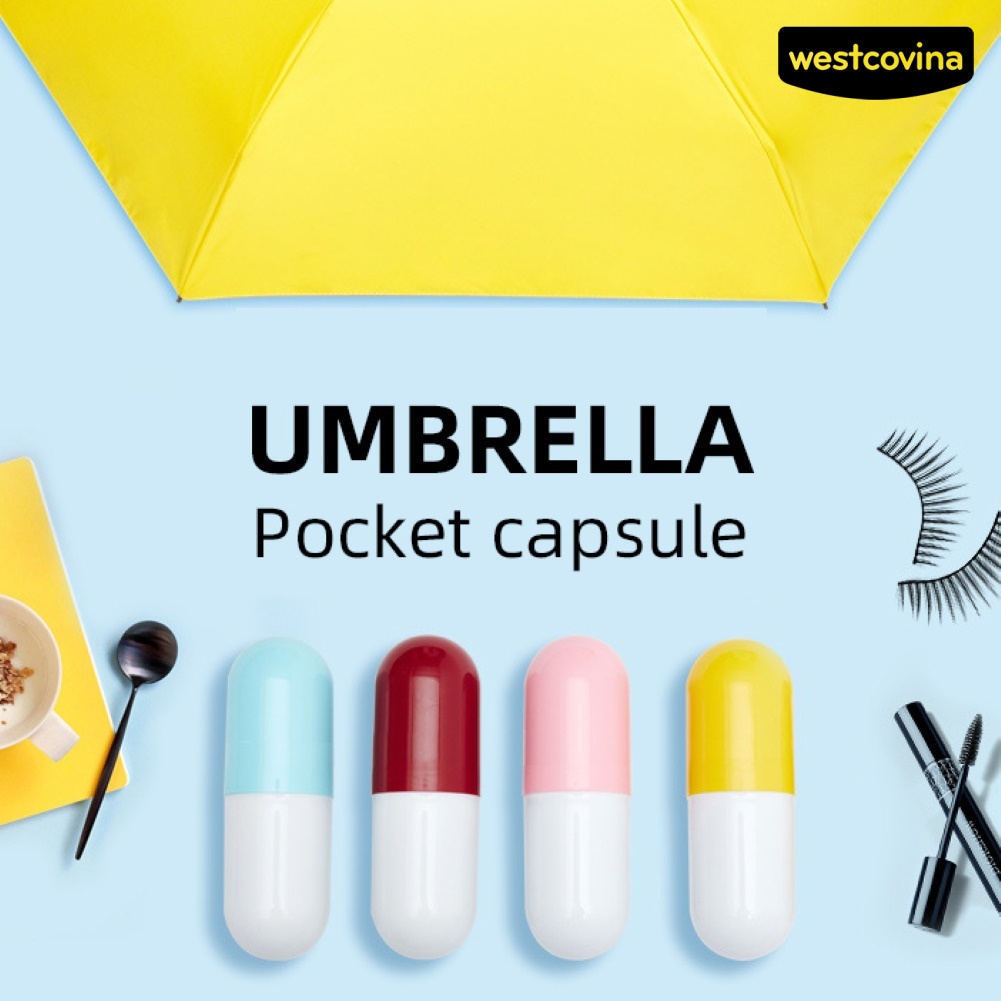 [COD]☁Dù Gấp 5 Khúc Mini Chống Tia UV Chống Gió Chống Nắng Cho Nữ