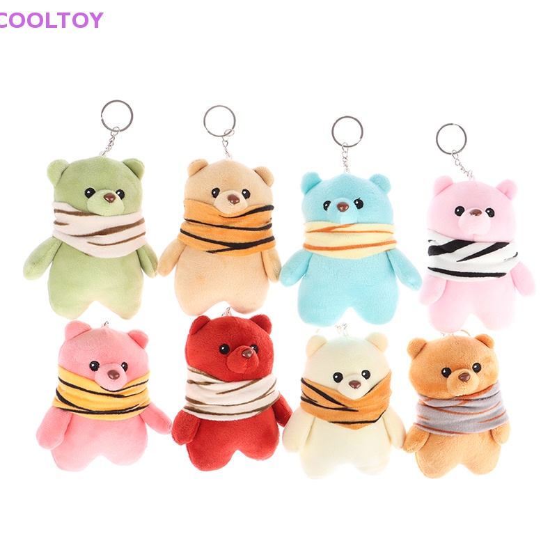 Móc Khóa Hình Gấu Nhồi Bông 12cm Dễ Thương