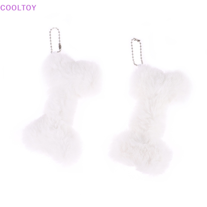 Cooltoy Móc Khóa Hình Khúc Xương Chó Nhồi Bông Mềm Mại Trang Trí Túi Xách