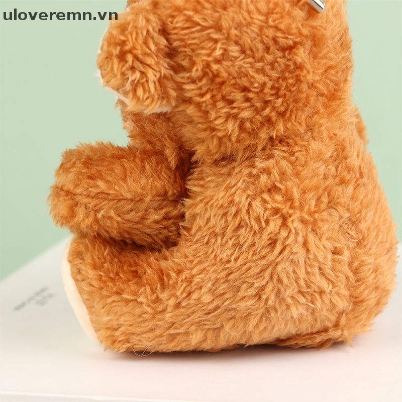 Móc Khóa Hình Gấu Nhồi Bông 12CM Dễ Thương