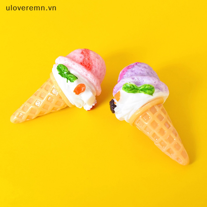 Bộ 5 Ly Kem Mini Tỉ Lệ 1: 12 Trang Trí Nhà Búp Bê