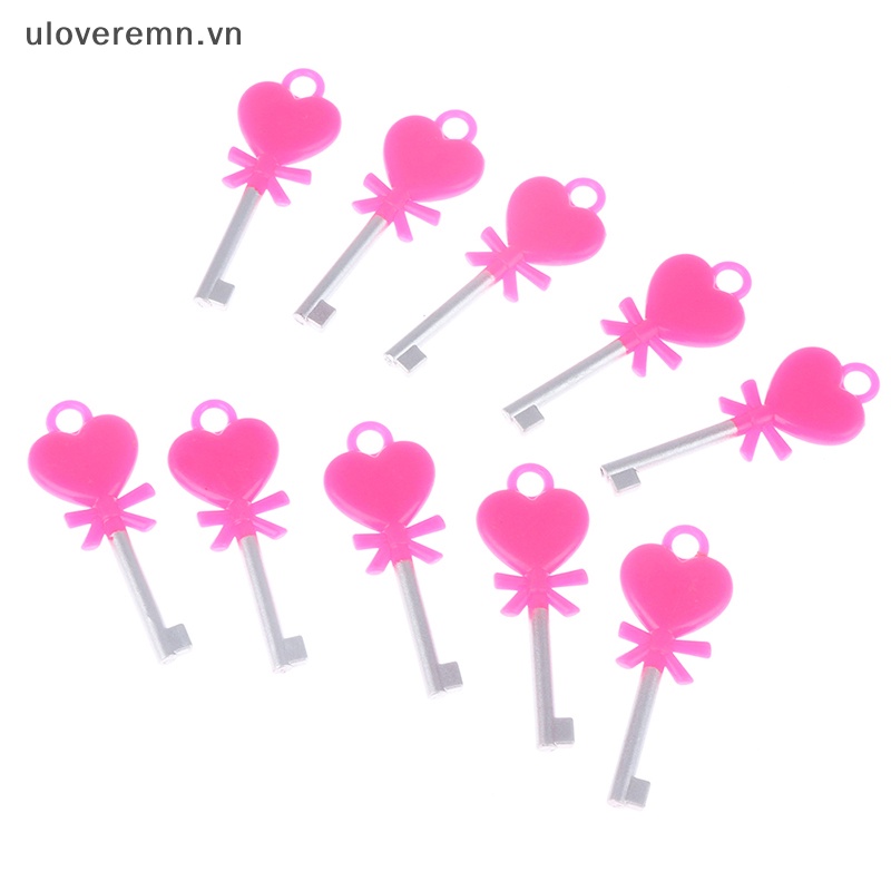 Set 10 Chìa Khóa Mini Trang Trí Nhà Búp Bê