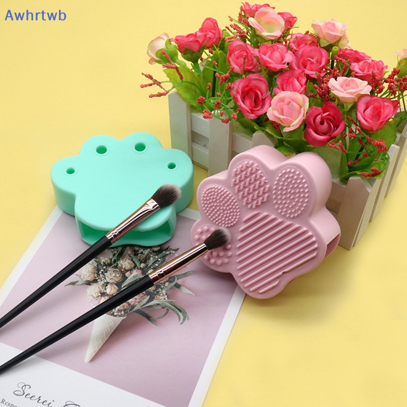 Dụng Cụ Làm Sạch Cọ Trang Điểm Khô Và Ướt Mới