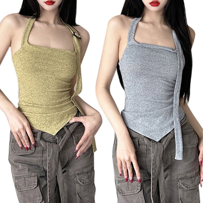Áo Tank Top Sát Nách Màu Trơn Siêu Nhẹ Dễ Phối Đồ Thời Trang Cho Bạn Gái