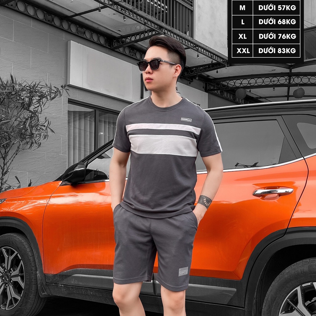 Set quần áo mùa hè CENCI bộ thể thao nam chuẩn dáng  - Mã BD1314