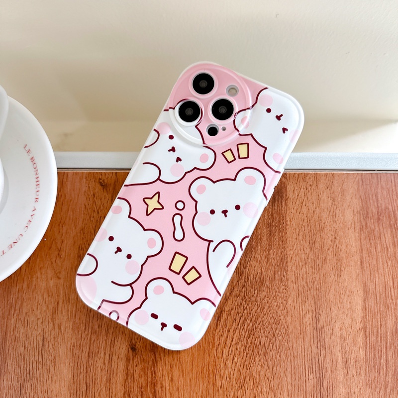 Ốp Điện Thoại Có Đệm Khí In Hình Hoạt Hình Cho iPhone 14 13 12 11 PROMAX XS XR XSMAX SE2020 6 7 8PLUS BQ5837