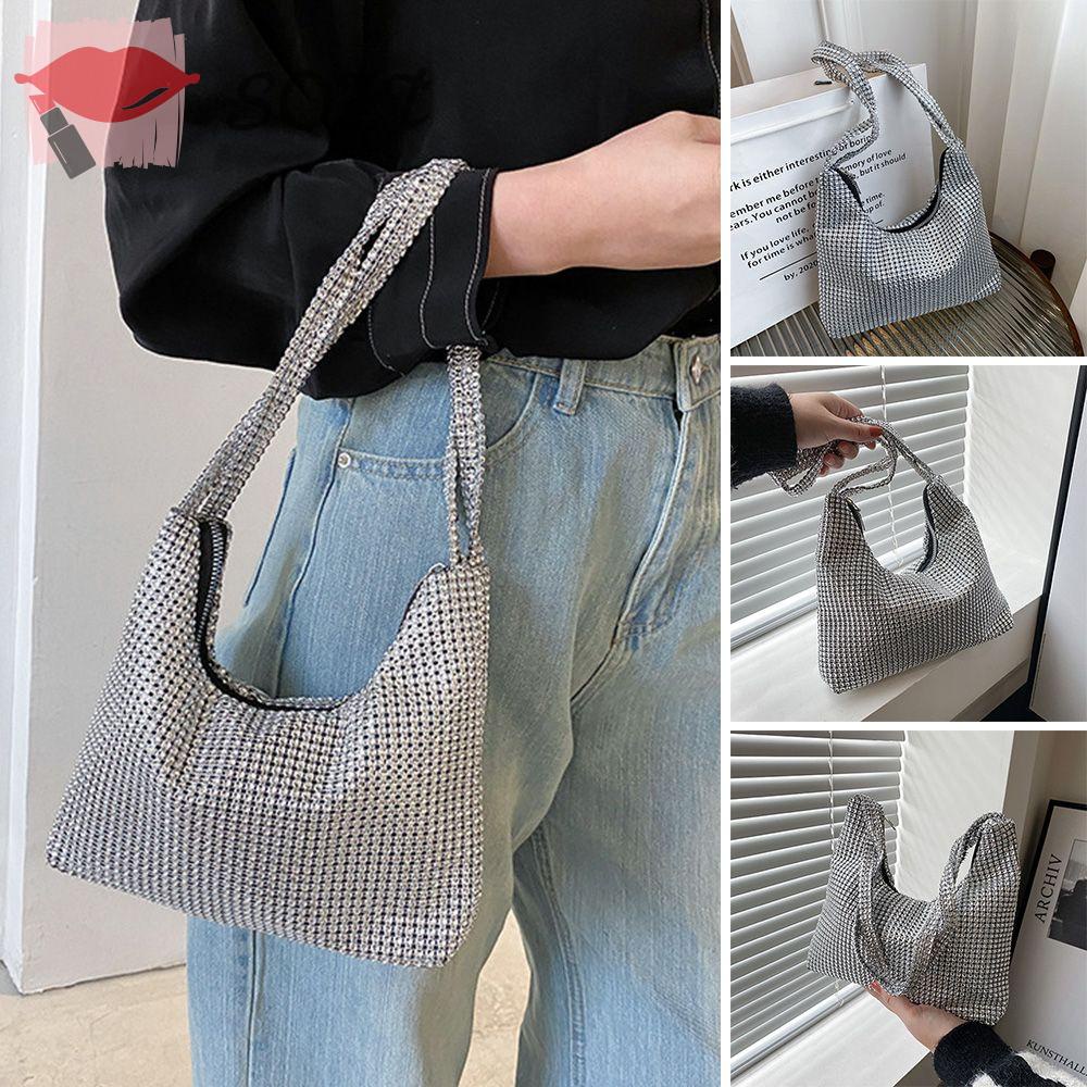 Túi Đeo Vai SOFTNESS Wedding. Ví Cầm Tay Đính Hạt Lấp Lánh