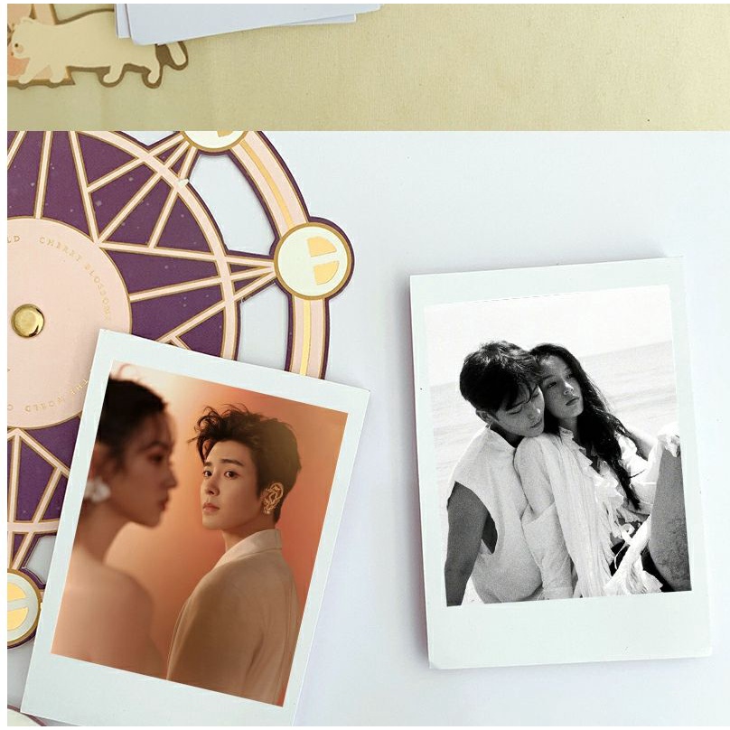 Hộ Tâm  Hầu Minh Hao Châu DãHộp Ảnh Polaroid Nhóm Nhạc Minghao Zhou Ye Heart Care/ Back From the Brink 2023 Hou Ming Hao Zhou Ye