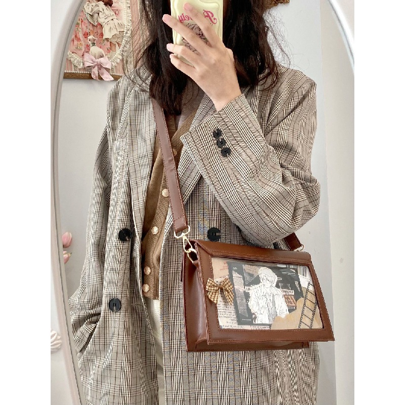 Túi Đeo Vai / Đeo Chéo Hạt Nguyên Bản Hai Chiều Ngọt Ngào Hàng Ngày Giảm Đau