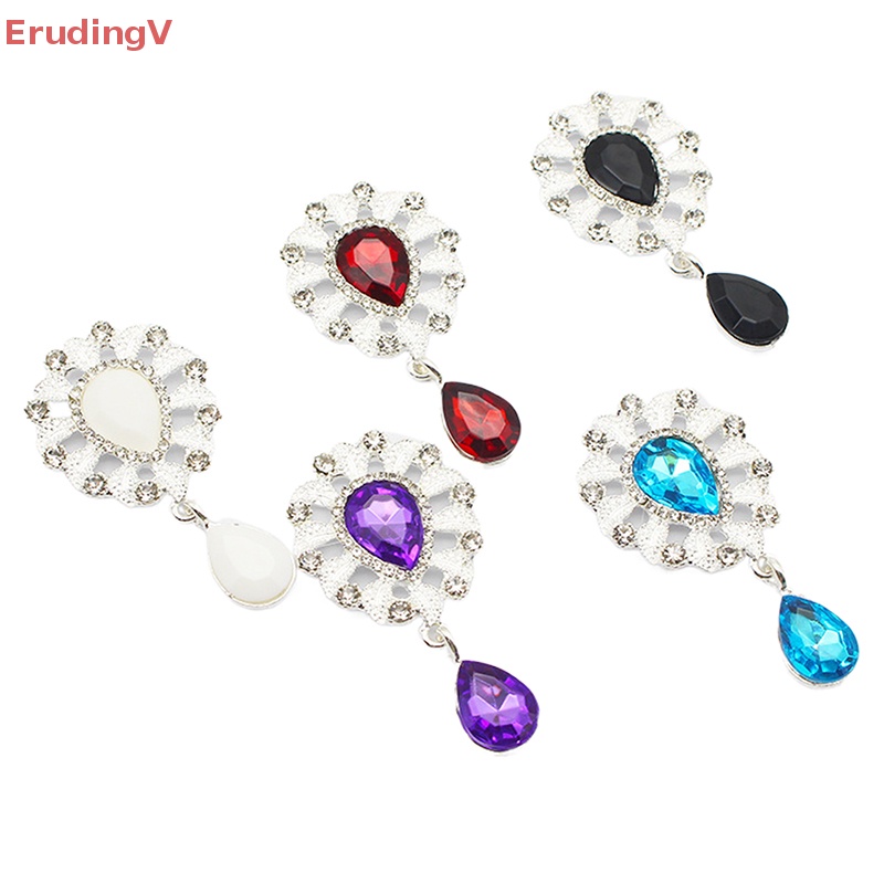 Trâm Cài Áo Hình Giọt Nước Đính Đá Sáng Tạo DIY