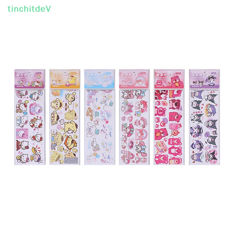 [TinchitdeV] Hình Dán Sanrio Kuromi Cinnamoroll Anime Dễ Thương Trang Trí Điện Thoại Di Động Cho Bé Gái [Mới]