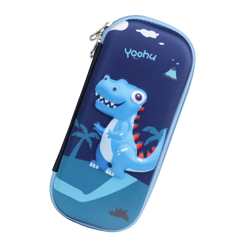 Hộp Đựng Bút Họa Tiết In Nổi 3D Vải Chống Thấm Nước Nhiều Mẫu Cute Túi Chứa Viết Khóa Kéo Dễ Thương