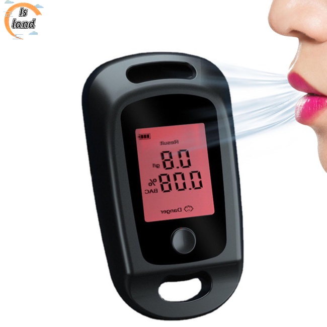 Máy Kiểm Tra Hơi Thở Kỹ Thuật Số Cầm Tay Độ Chính Xác Cao Có Thể Sạc Lại Bằng Cổng Usb