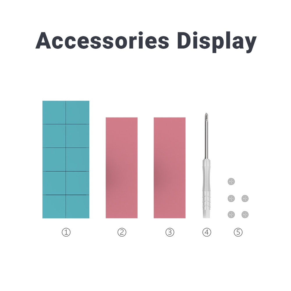 Tản Nhiệt Hợp Kim Nhôm JEYI M.2 SSD Cho M2 NVME NGFF SSD