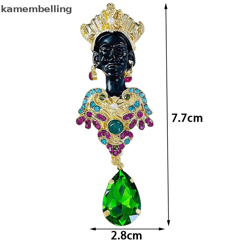 Trâm Cài Áo Hình Giọt Nước Đính Đá Thời Trang Cho Nữ