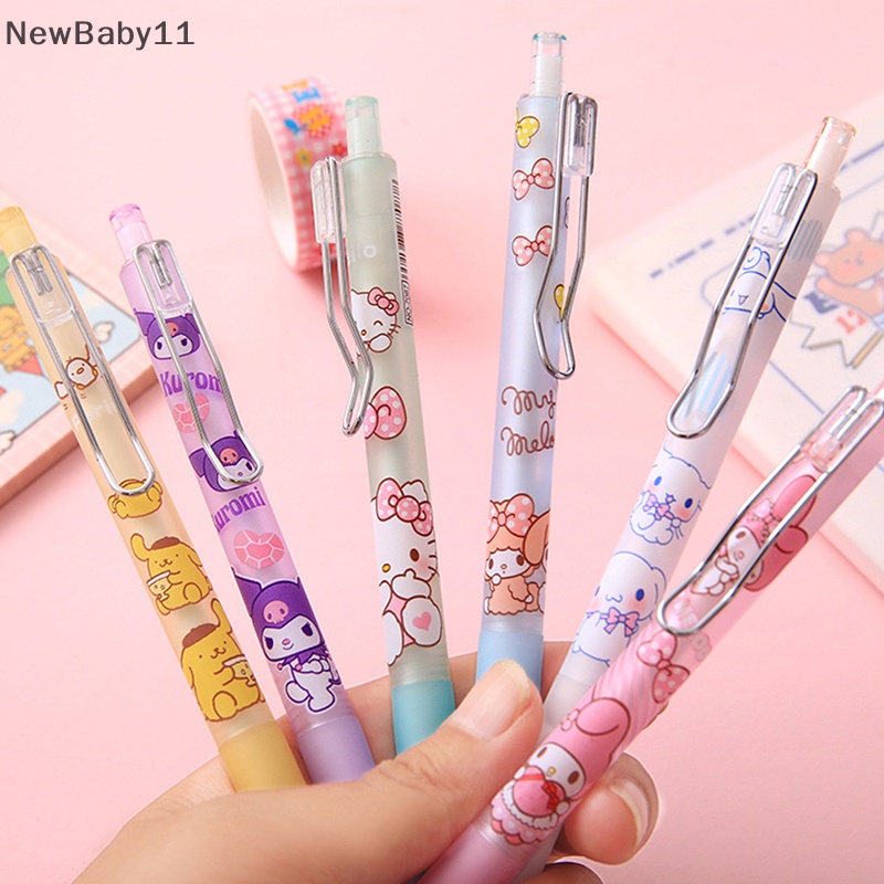 Newbaby Bút Mực Gel Dạng Nhấn Hình Sanrio Hellokitty Mymelody Kuromi Cinnamoroll Công Suất Cao Cho Học Sinh