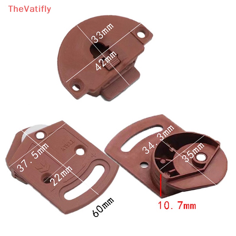 Bộ 2 Cặp Bánh Xe Ròng Rọc Đơn Bằng ABS Phong Cách Cổ Điển Cho Nội Thất Tủ Và Tủ Chén