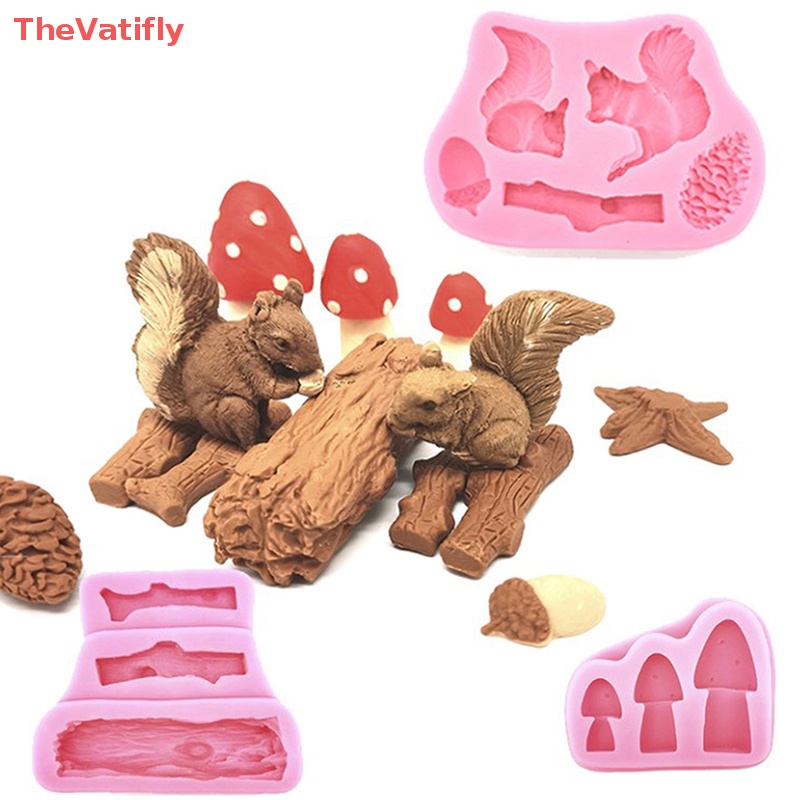 Khuôn Silicone Tạo Hình Làm Bánh DIY Hình Chú Sóc Trang Trí Nhà Bếp