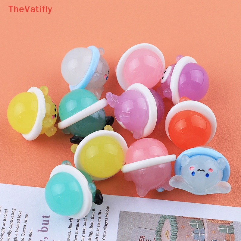 [Thevalifly] Bộ 2 Vòng cổ / Móc Khóa Hình Động Vật Bằng Resin Phát Sáng