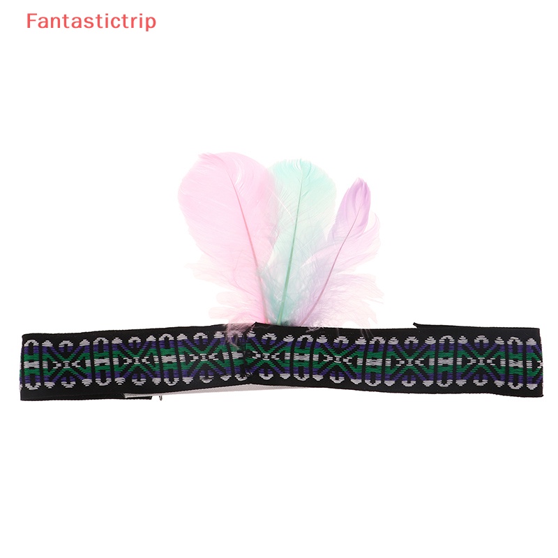 [Fantastictrip] Cài Tóc Lông Vũ Nhiều Màu Sắc Thời Trang Sáng Tạo Làm Bằng Thủ Công Thời Trang Trình Diễn