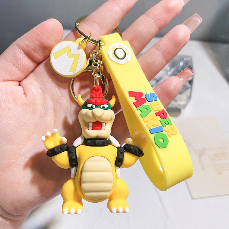 Mô Hình Nhân Vật Game Super Mario Bros Luigi Toad Yoshi Bowser Bằng PVC