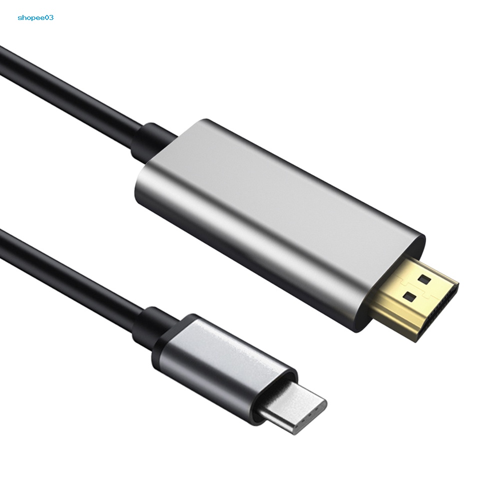 Dây Cáp Chuyển Đổi 1.8m USB Type C Sang HDMI 4K Cho MacBook