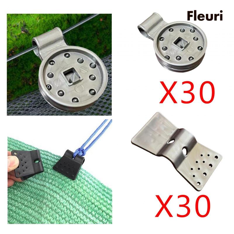 Kẹp Cố Định Tấm Che Nắng Bằng Vải Dành Cho Vườn Nhà Ngoài Trời