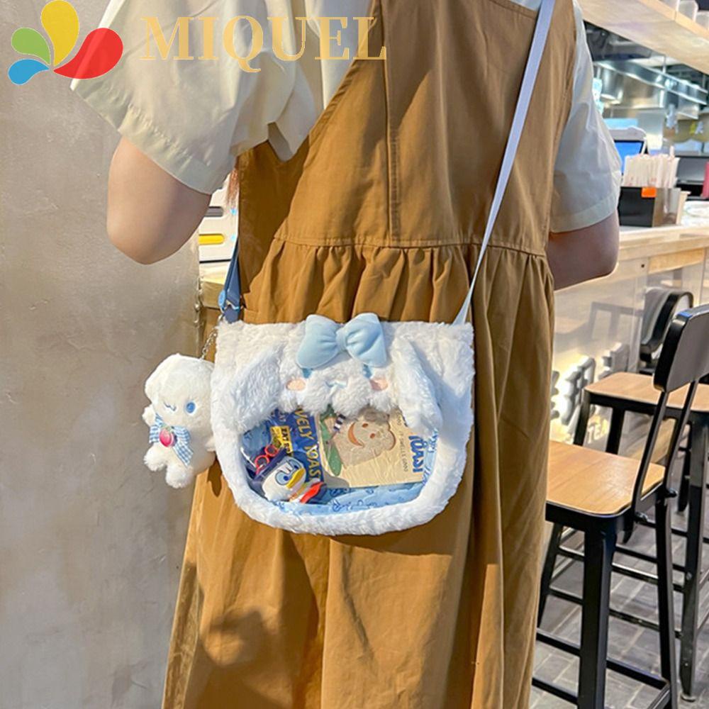 Túi Đựng Tiền Xu Bằng PVC Trong Suốt Hình Kuromi Melody Nhồi Bông Dễ Thương