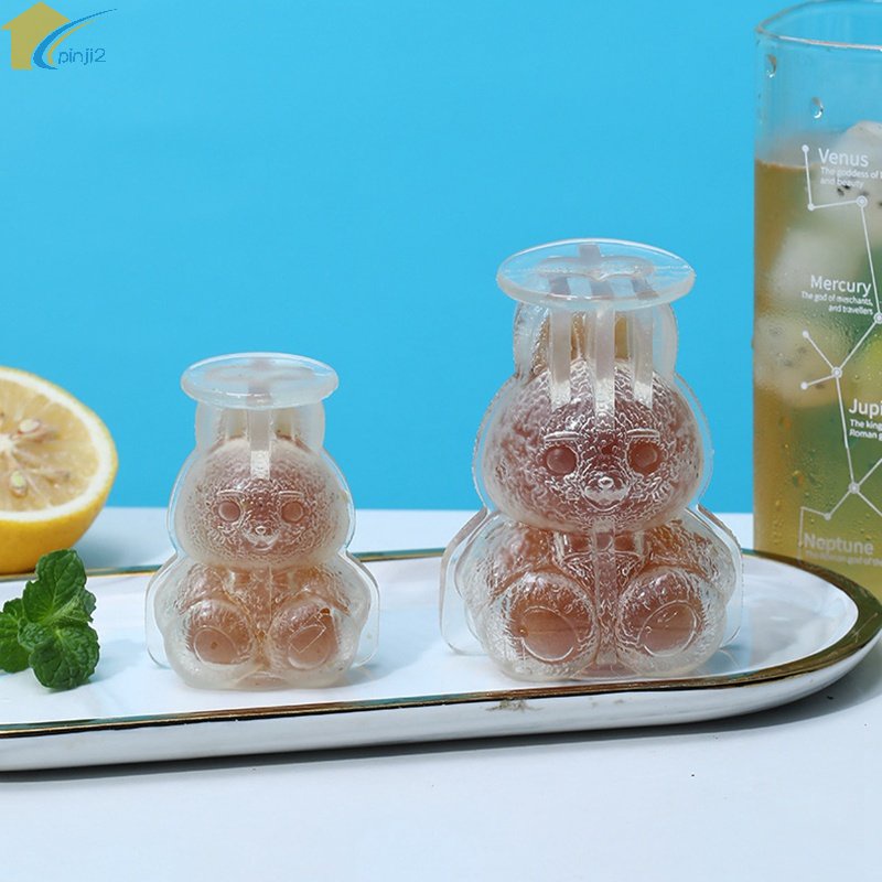 Khuôn Làm Đá Hình Thỏ Dễ Thương Chống Rò Rỉ