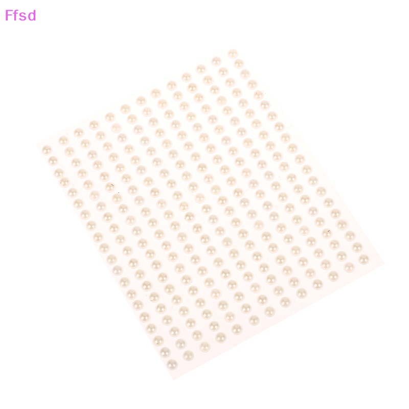 Hạt Đá Giả Ngọc Trai Bằng Acrylic Kích Thước 3 / 4 / 5 / 6mm Dùng Trang Trí