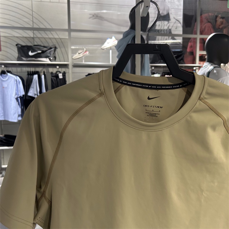 100% ADV A.Ps Nike Vừa Vặn Áo Thun Thể Thao Nam Ngắn Tay Nhanh Khô DQ4819