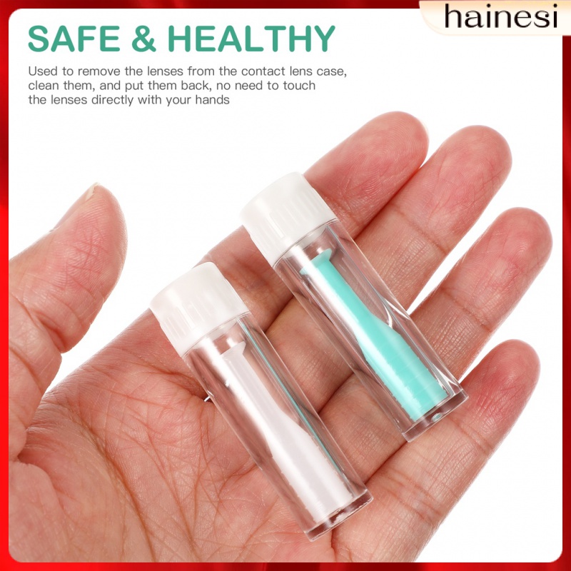 Hard Case Glasses Lens Inserter Cornea Suction Stick 4 Pcs