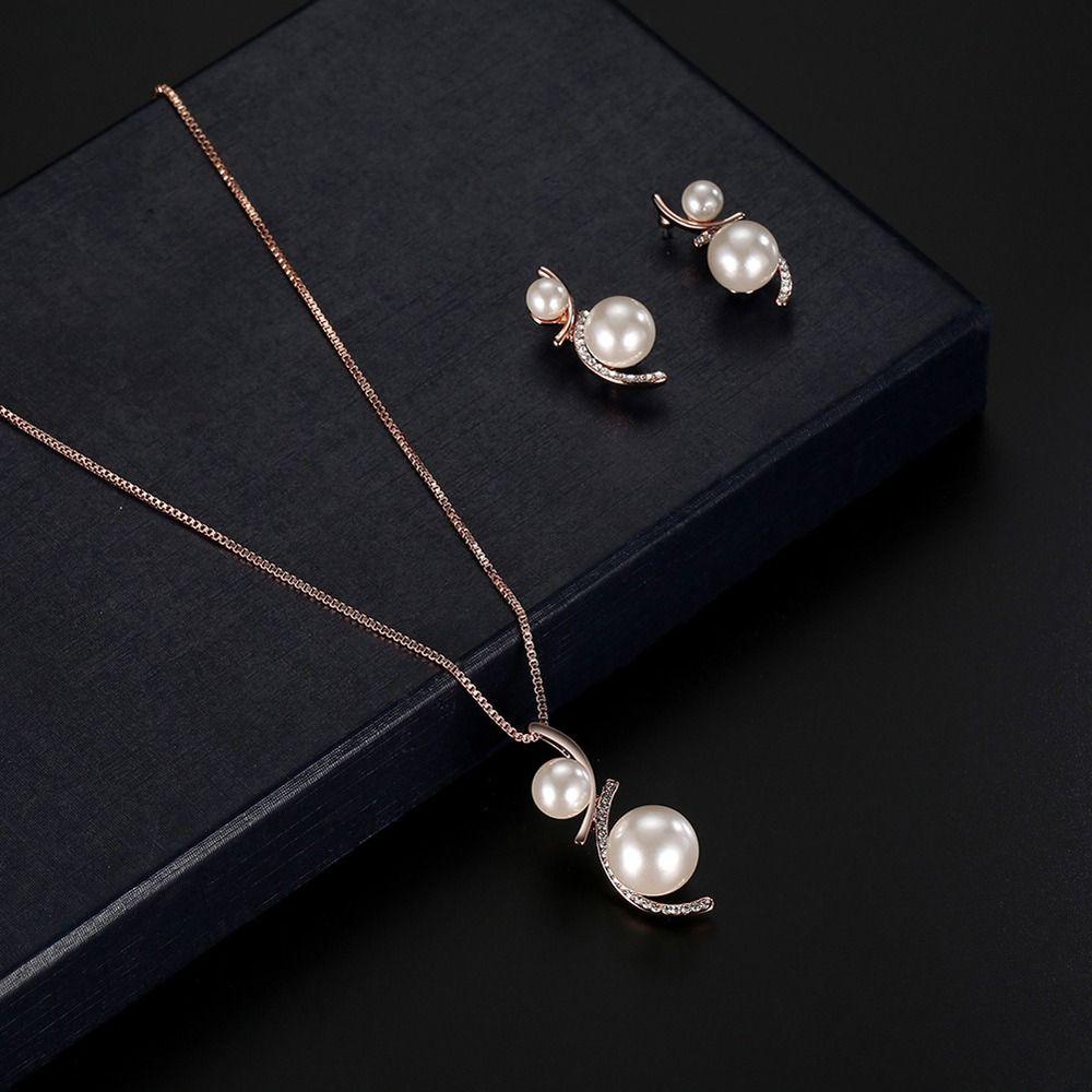 Bộ Trang Sức Thời Trang Đơn Giản WMES15H|Khuyên Tai Hợp Kim Hình Giọt Nước Phong Cách Vintage