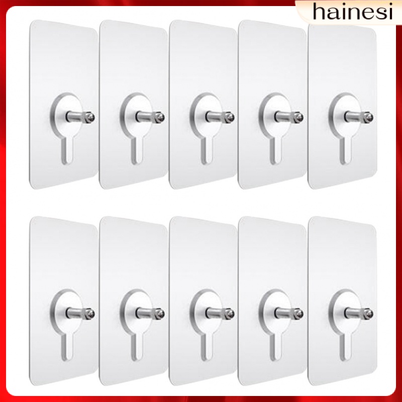 Set 10 Móc Treo Đồ Dán Tường Không Để Lại Dấu Vết