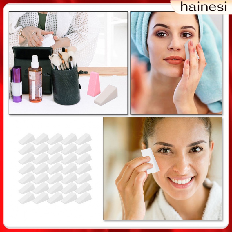 Set 50 Bông Mút Trang Điểm Hình Tam Giác