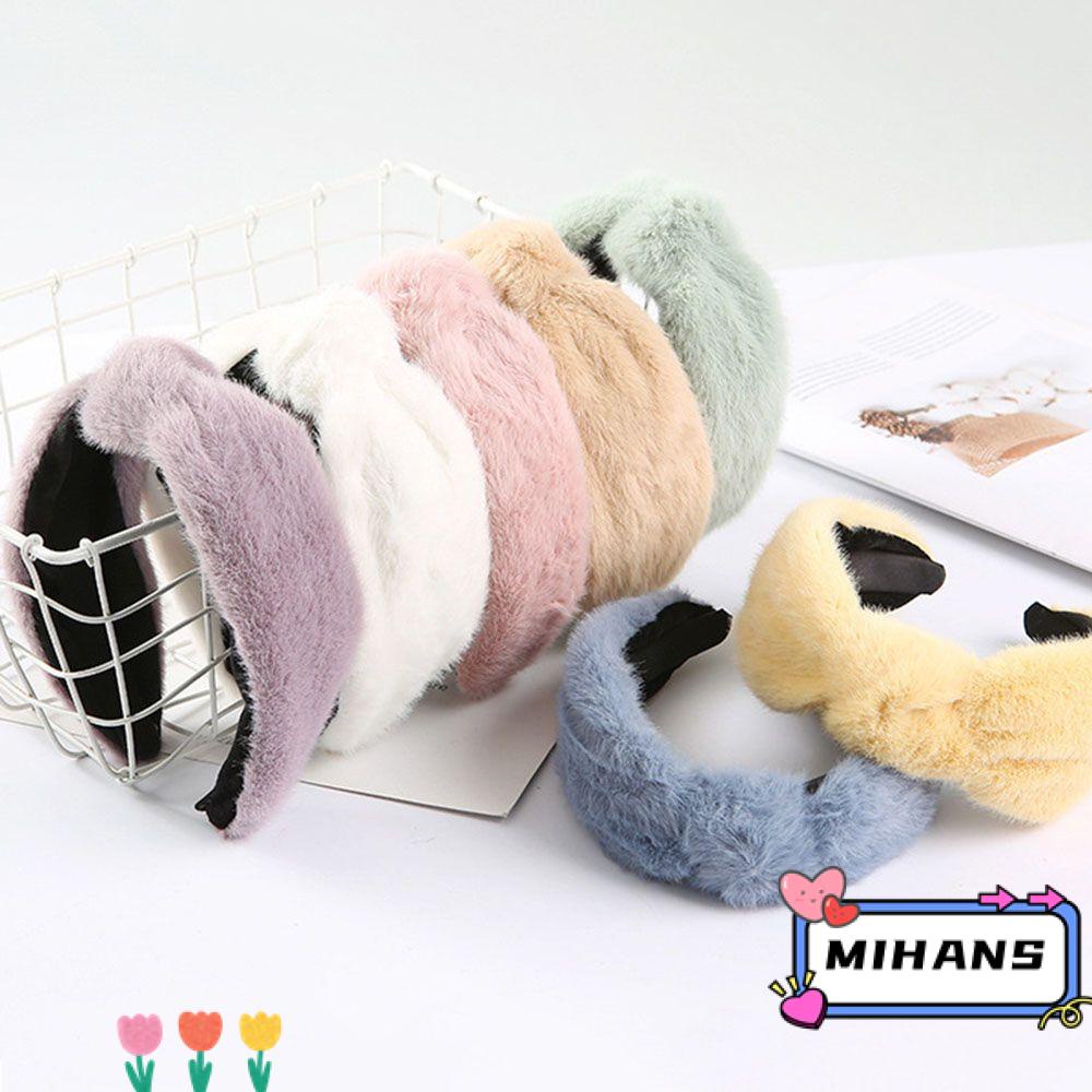 Kẹp Tóc Lông Giả Bản Rộng Thời Trang Cho Nữ