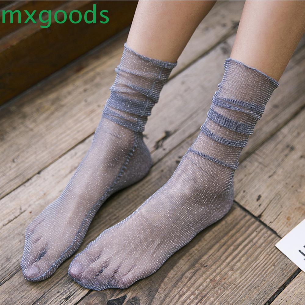 Vớ Vải Tuyn Mỏng Sáng Bóng Thời Trang Mùa Hè Cho Nữ