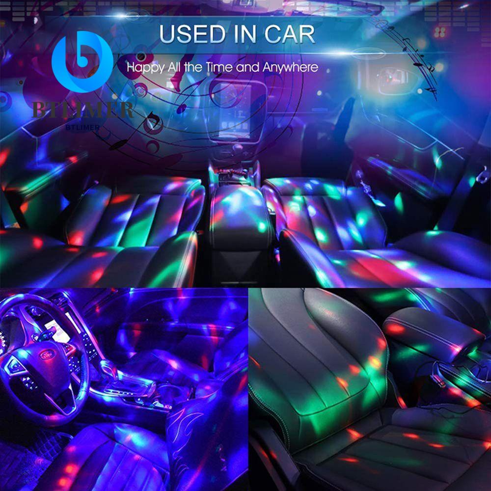 Đèn RGB Trang Trí Xe Hơi Mới Sạc USB