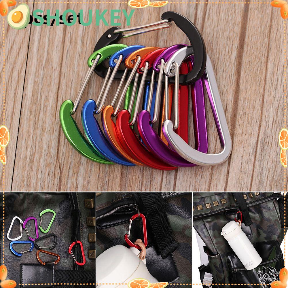 Set 4 Móc Khóa Cắm Trại Bằng Hợp Kim Nhôm Tiện Dụng