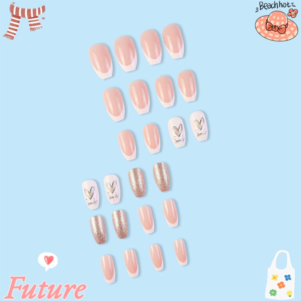 Bộ Móng Tay Giả Che Phủ Toàn Diện Có Thể Tháo Rời DIY