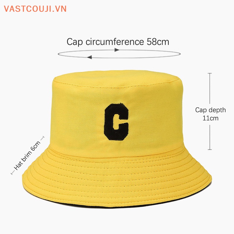 Mũ Tai Bèo Vải Cotton Hai Mặt Thêu Họa Tiết Phong Cách Nhật Bản