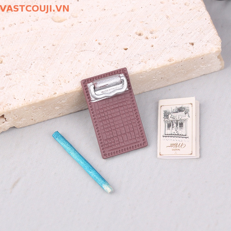 Bảng Kẹp Tài Liệu Mini Bằng Kim Loại Cho Nhà Búp Bê